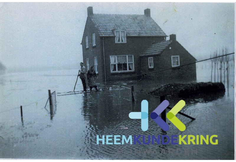 Laatste keer dat de Ossenwaard onderliep 21-1-1955